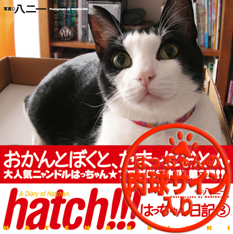 写真集「はっちゃん日記３」はっちゃん肉球サイン入り