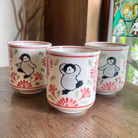 こまつか苗　ぺんぎん湯呑