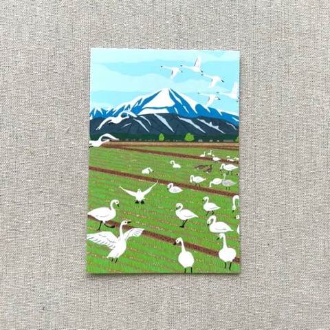 北村ハルコ ポストカード「伊吹山」