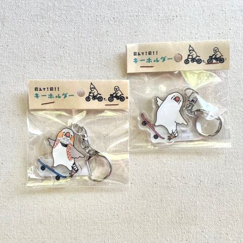 オグチヨーコ アクリルキーホルダー(キンカチョウ）