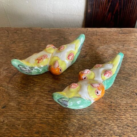 こまつか苗　シロハラインコ筆おき