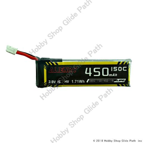 Alien 3.8V 450mAh 150C Lipoバッテリー PH2.0