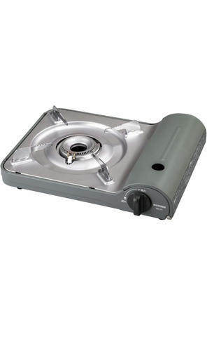 カセットコンロ(ガスボンベ：１本付)　