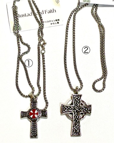 メンズ十字架ネックレスR5-1024.1025