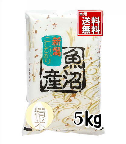 7年産魚沼産コシヒカリ精米5kg送料無料【従来型】新米