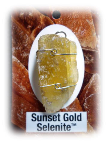 Sunset Gold Selenite