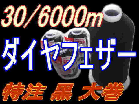 30/6000mダイヤフェザーテトロン黒