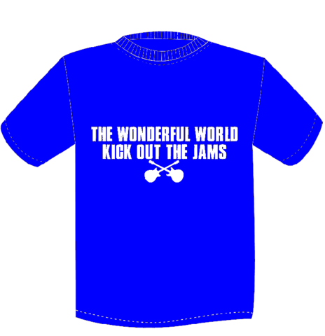 TWFW KICK OUT JAMS Tシャツ BLUE