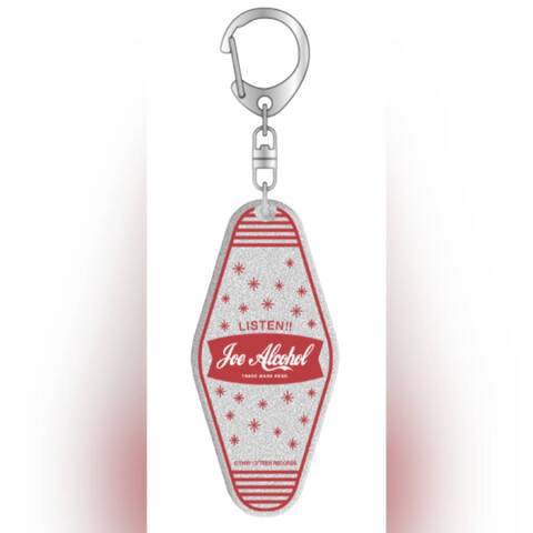 【ご予約】NEW co×a-cola logo モーテルキーホルダー（シルバーラメ）