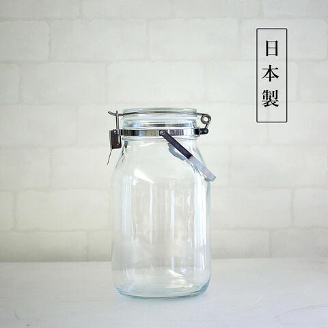 取手付きガラス瓶(2ℓ)