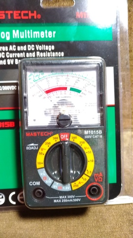 値下げしました！アナログマルチメーター　M1015B　