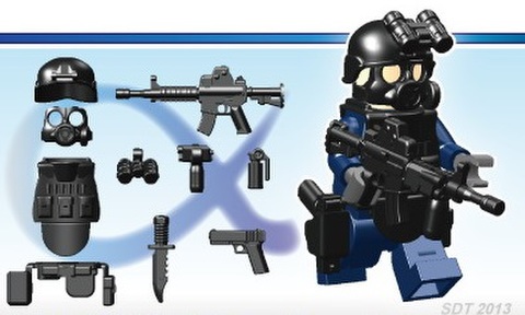 SWATアサルトマン：アルファー2装備セット