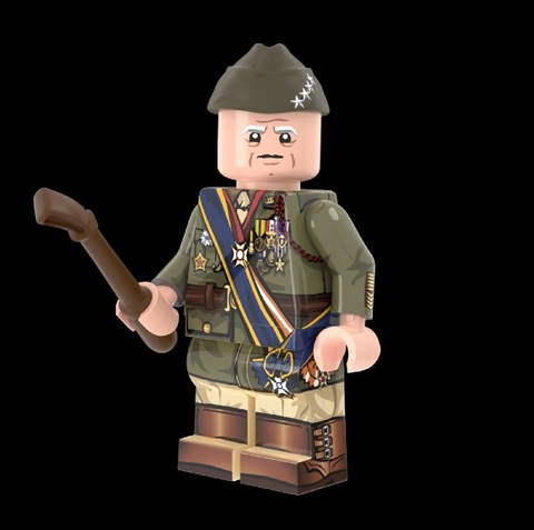 パットン将軍 in デコレーションユニフォーム