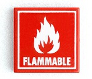 タイル：FLAMMABLE