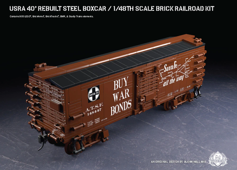USRA 40’ Rebuilt Steel Boxcar