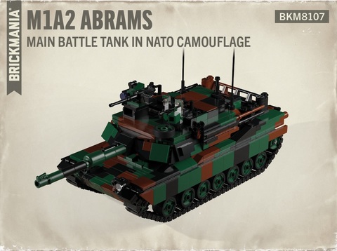 M1A2エイブラムス重戦車　－　NATO　カモフラージュ