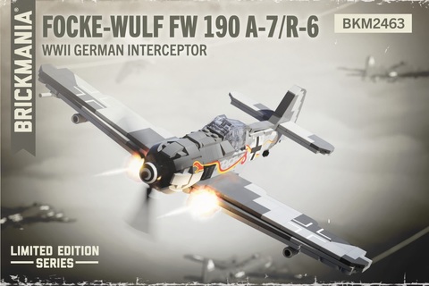 フォッケウルフ　FW 190A-7/R6-WWII  - ドイツ軍　迎撃機　限定版