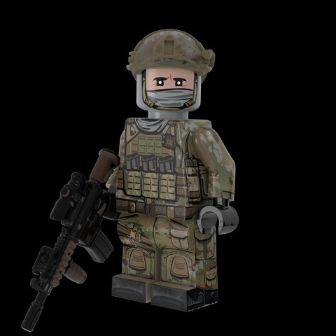 モダン US ネイビーシール　オペレーター/パーフェクトキャリバー　M4　Army ACOG ｗ/PEQ