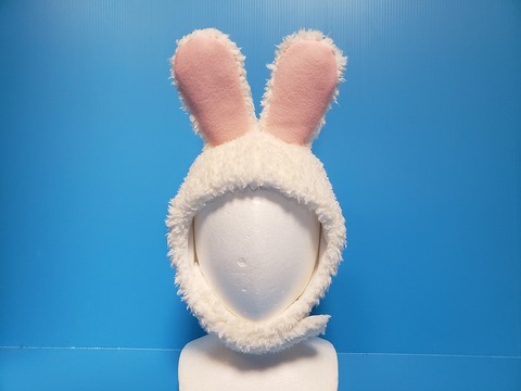 かぶりもの・うさぎ・ウサギ・兎・【白】