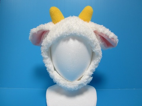 かぶりもの・白ヤギ・山羊