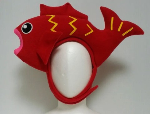 かぶりもの・鯛・タイ・たい・魚