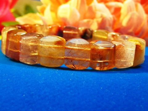 細密金針ルチルバングル