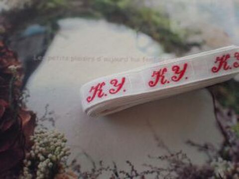 アンティークイニシャルテープ 箱なし イニシャル後半が【▪️.