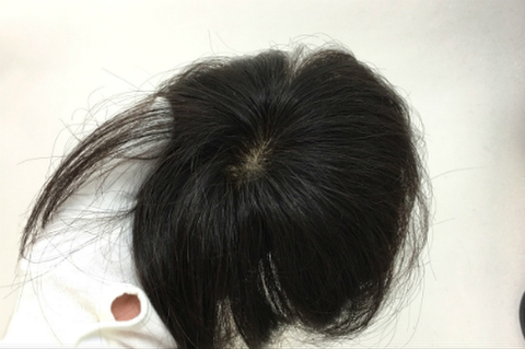 今だけ価格！トップピース／人毛100％ ソフトブラック
