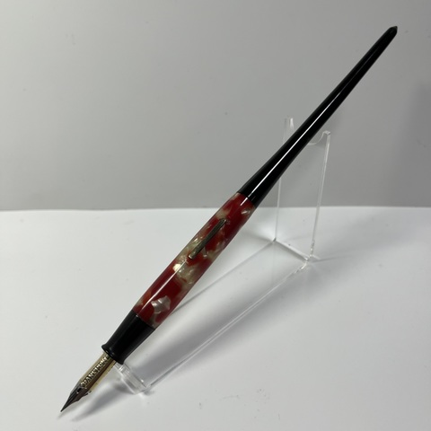 デスクペン　セルロイド　金魚柄