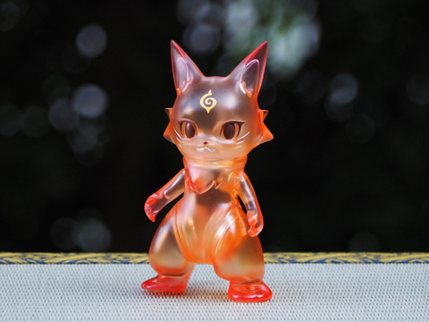 ☆電脳大工 ソフビフィギュア フォクシー 蓄光成型 ☆電脳大工 ソフビフィギュア フォクシー 蓄光成型 ☆電脳大工