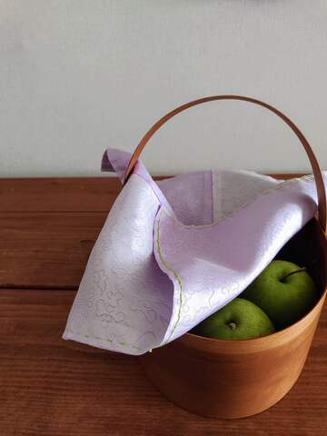 kit 絹の茶菓褓 (ラベンダー色)