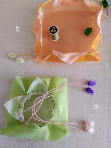 kit 柿の花巾着