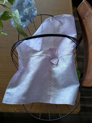 kit 絹の茶菓褓 (ライラック色)