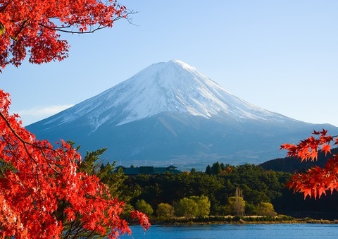 T4-91　A3square　絶景秋の富士山