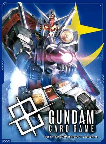 ガンダムカードゲーム「オフィシャルカードスリーブ 01（C:ガンダム・EFSF）」