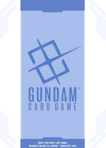 ガンダムカードゲーム「オフィシャルカードスリーブ 01（A:ガンダムカードゲーム ロゴ）」
