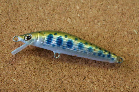 ハンドメイドルアー流6cmヤマメ
