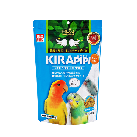 ｷｮｰﾘﾝ　キラピピ インコ小粒 300g