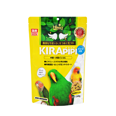 キョーリン　キラピピ インコ大粒 300g