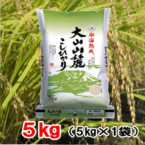 令和5年産氷温熟成大山山麓こしひかり5㎏