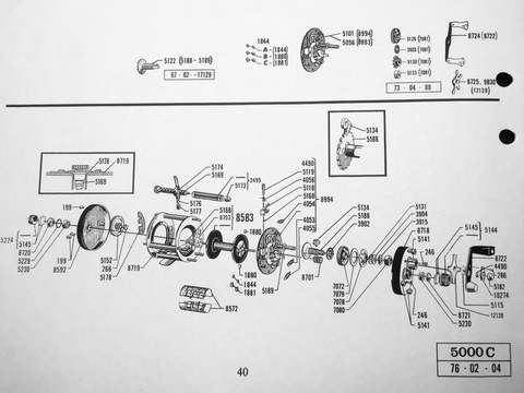 ABU アブ アンバサダー2500cスペシャル千鳥屋 月読フレーム黒