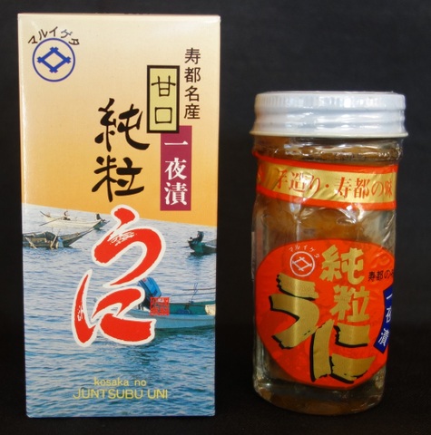 甘口一夜漬純粒うに・60g（ビン入り）