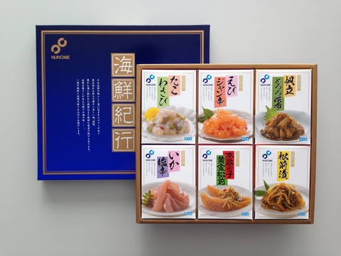海鮮紀行（かいせんきこう）・150g × 6種セット