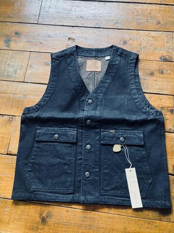 Rancher Vest Blackie Denim