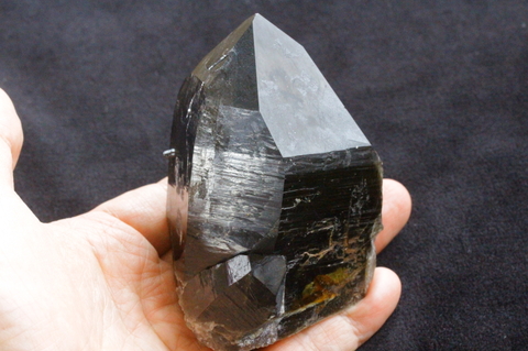 激レア！ナミビア産モリオン原石【高品質・光沢・レインボー・激レア】