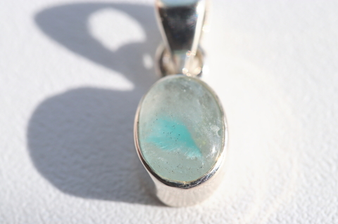 入手困難！極上超透明！南アフリカ産アホイト・シルバーペンダント【最高品質・超透明・超光沢・超激レア】