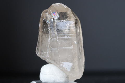 レインボー＆ツインクリスタル！高波動ウラル産レムリアン水晶54.0g【高品質・高波動・透明・光沢・レインボー・超激レア】