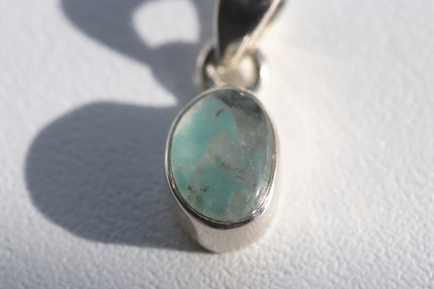 入手困難！極上超透明！南アフリカ産アホイト・シルバーペンダント【最高品質・超透明・超光沢・超激レア】