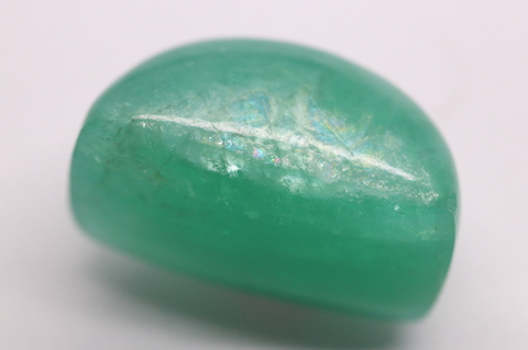 濃厚グリーン！超ビッグサイズ36.8ct！高波動ロシアウラル産エメラルド・ルース【最高品質・光沢・透明・レインボー・超激レア】