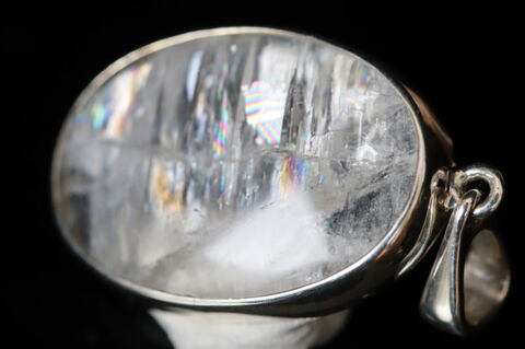 極上究極！超透明！虹入り！シナジー12高波動レインボーナトロライト・ペンダント【最高品質・高波動・透明・光沢・レインボー・超激レア】